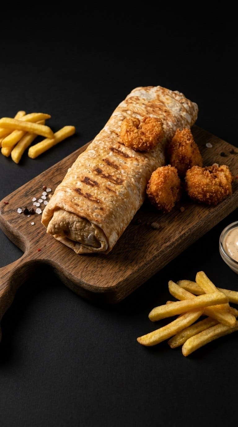 Фото Шаурма с креветками