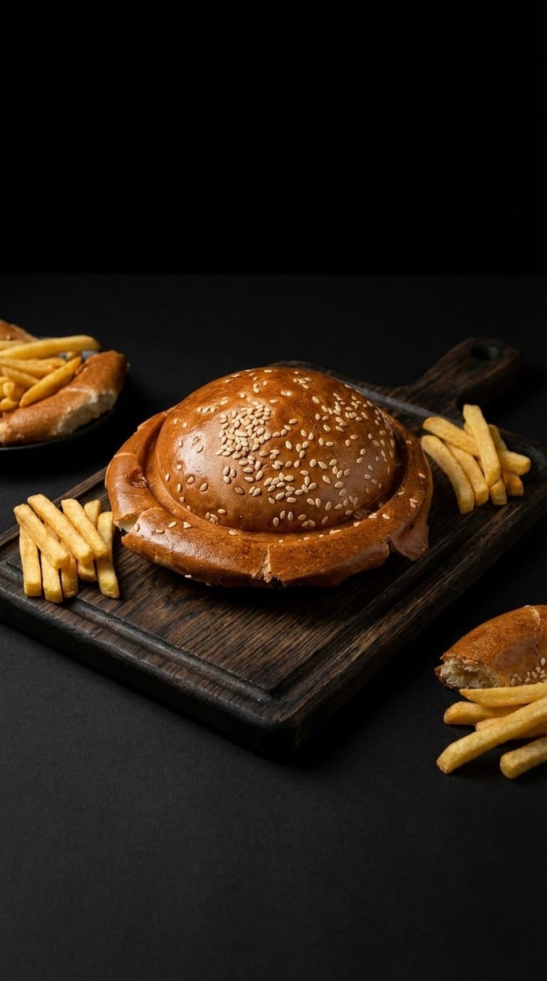 Фото Закрытый чизбургер