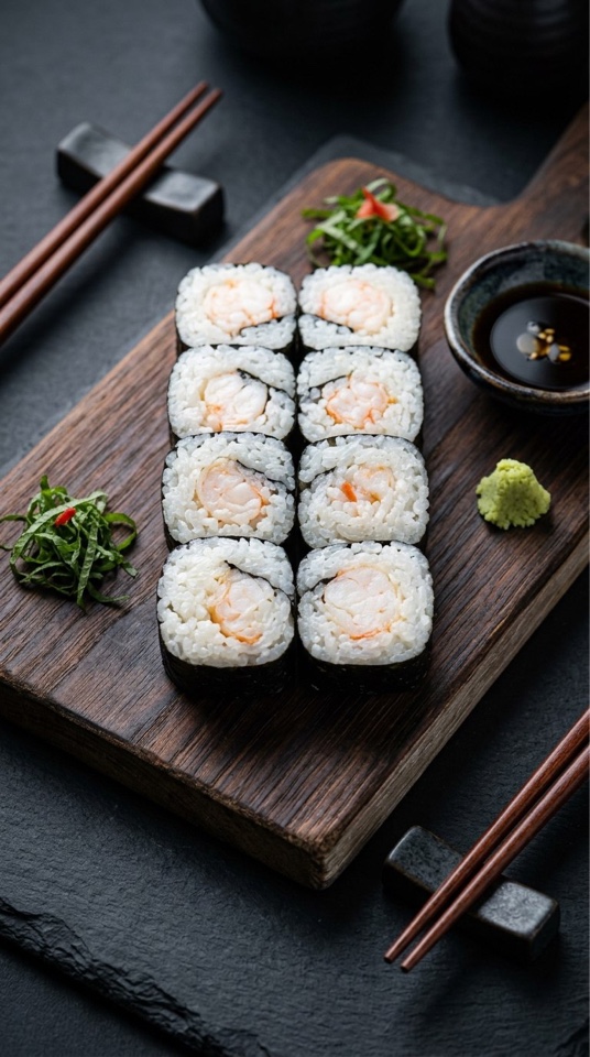 Фото ролл с крабом