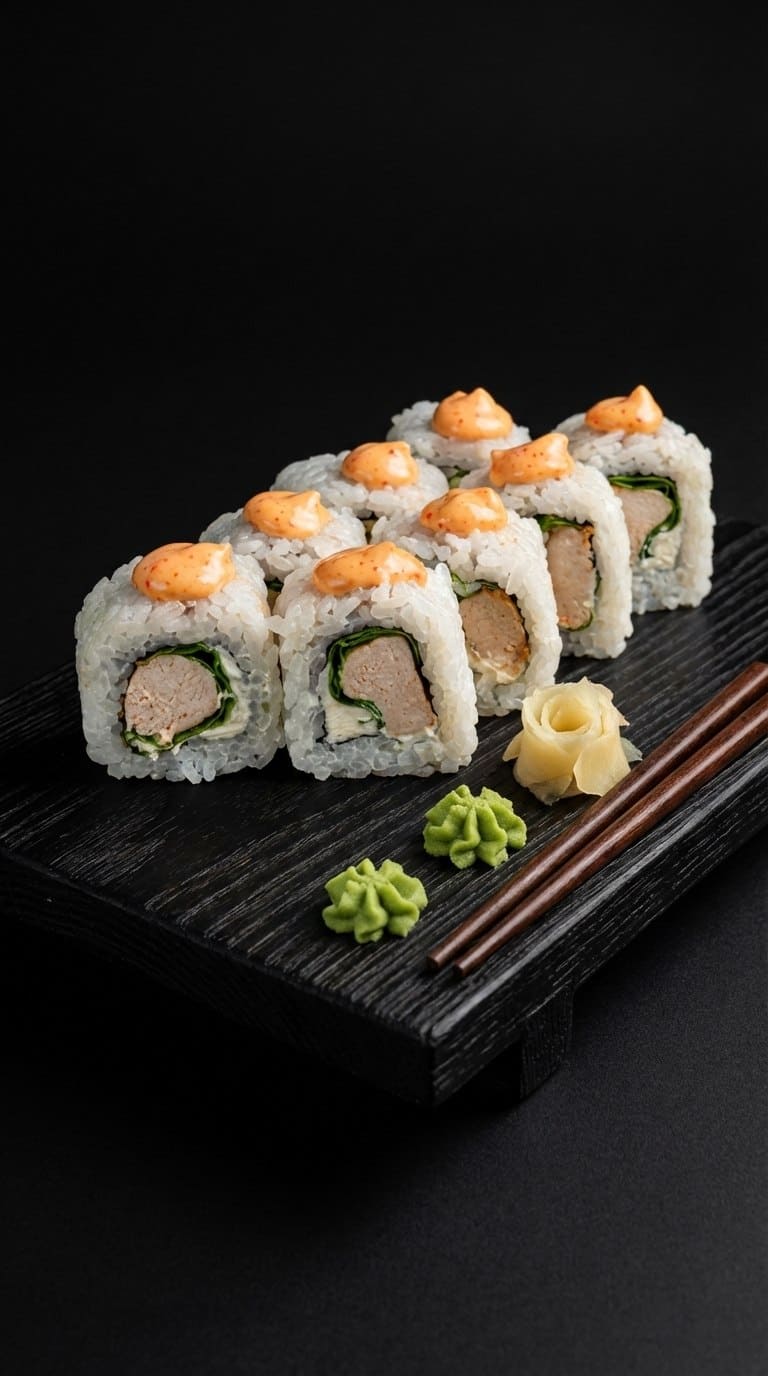 Фото спайси курица с айсбергом 