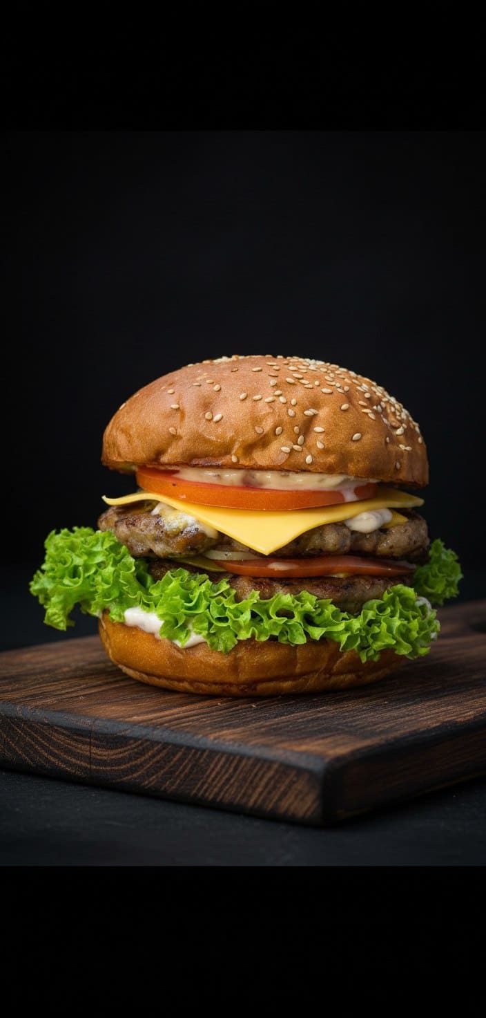 Фото Чизбургер (курица)