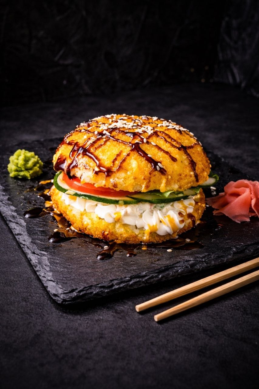 Фото гамбургер ролл