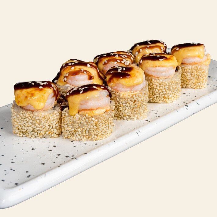 Фото Ролл сырная креветка