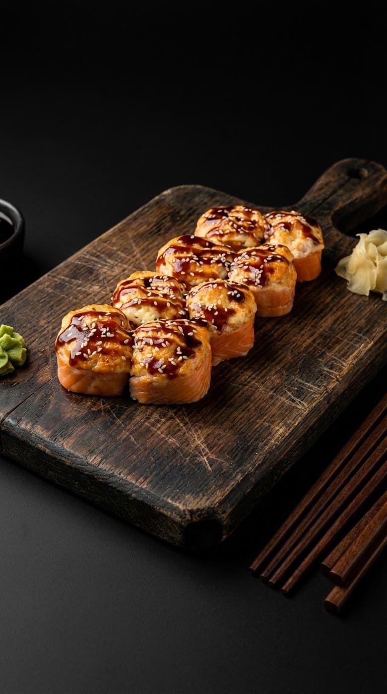 Фото запеченная филадельфия