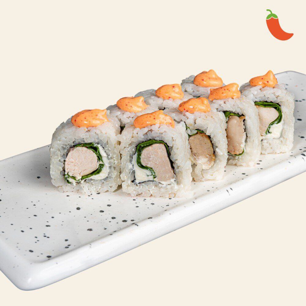 Фото спайси курица с айсбергом 